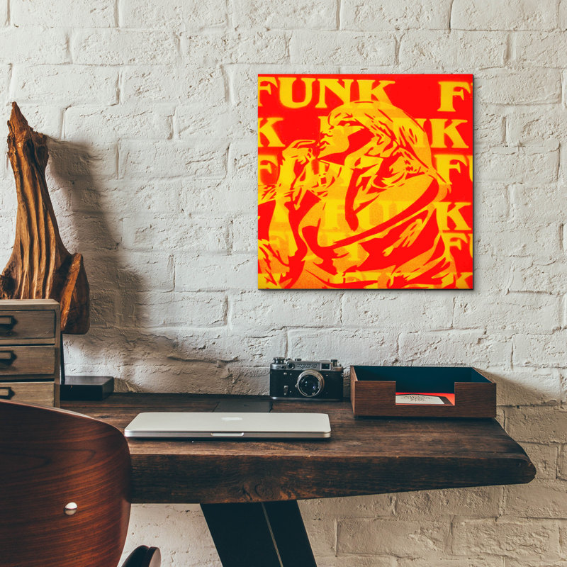 "Funk" par Abstract Graffiti, H 12 po x l 12 po x P 0,13 po