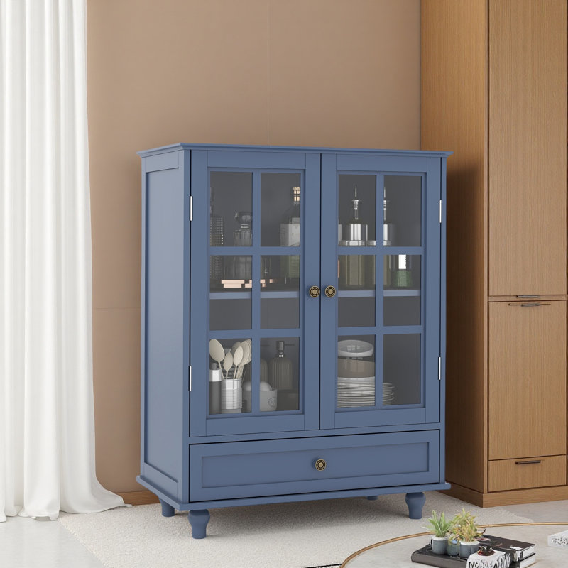 Buffet Minimalist, Bleu