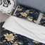 Ensemble de housse de couette floral en polyester microfibre Mailili Midnight Mirage Moody-810101163