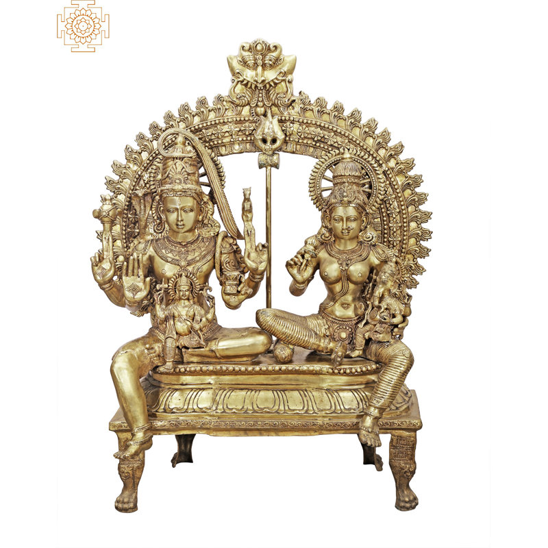 54 po famille Shiva grande taille (Shiva Parivar)