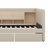 Upholstered Daybed With Drawers, Shelves, Flip Cabinets & Side Table-1589733494