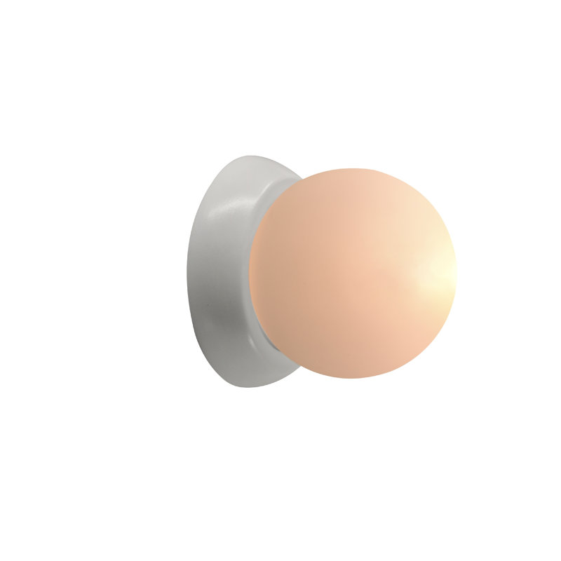 Azem Ceramic Wall Sconce, Bisque
