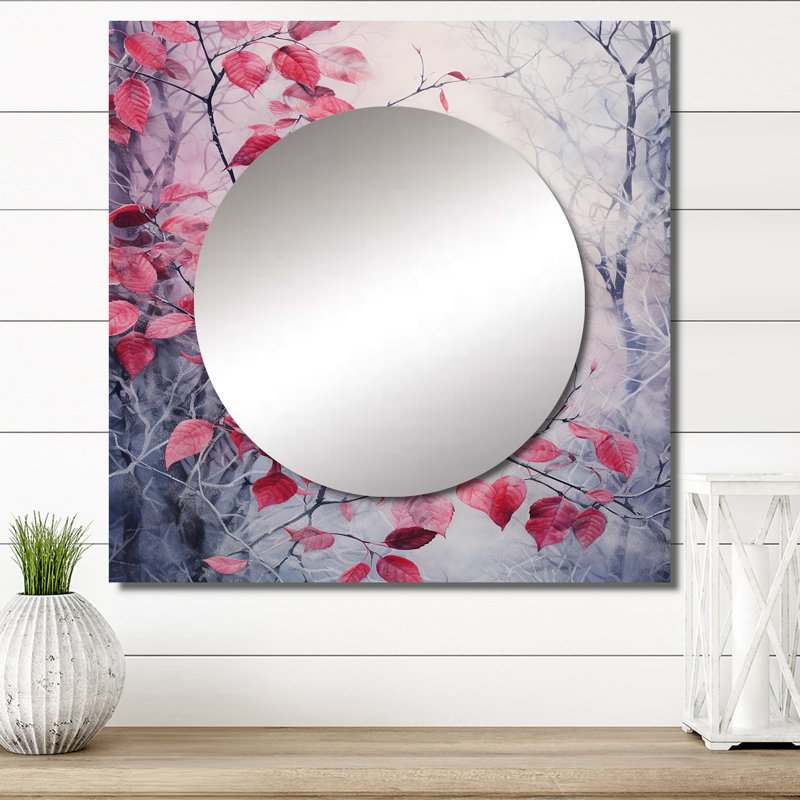 Liselore - Grand miroir carré pour décoration murale, 23 po x 23 po