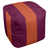 Marron / orange / marron