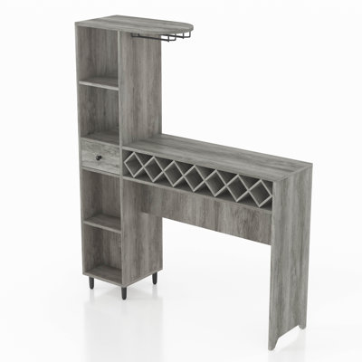 Table de bar de 63,54 po Kimaya