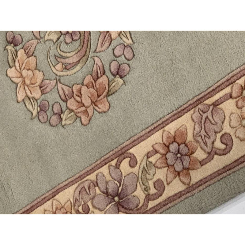 Floral Area Rug in Blue