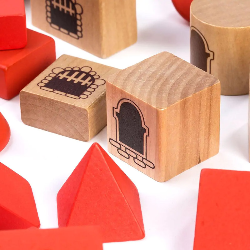 Château empilable en bois