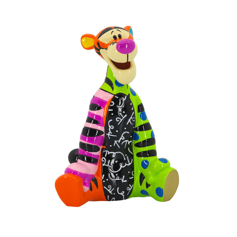 Figurine Enesco Disney BRITTO Winnie l'Ourson Tigger souriant 100ème anniversaire 5,15 pouces