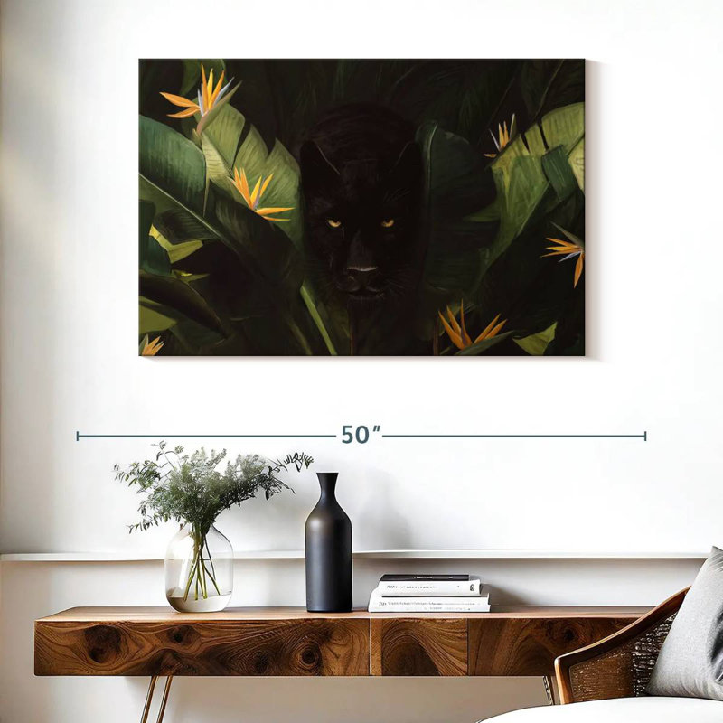 Brampt Hello Panther, 26" H x 39" W