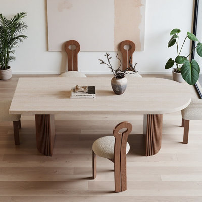 French Simple and Retro Design Dining Table