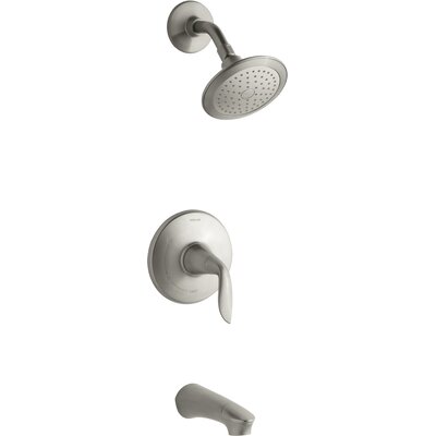 Kohler Refinia Rite-Temp Bath and Shower Trim Set, Valve Not Included -  K-TS5318-4-BN