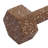 Gabby Speckled Brick Red Decorative Dumbbell-1435590362