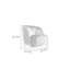 Fauteuil simple italien à imprimé minimaliste-106325237
