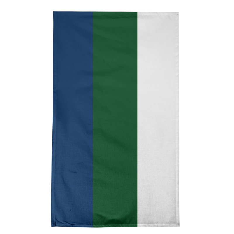 Stripe Tea Towel Kitchen Towel, Cotton, Navy/Green/White Utah Basketball