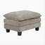 Moderne contemporain modulaire 5 pièces avec repose-pieds moelleux et moelleux Chenille-1801436726