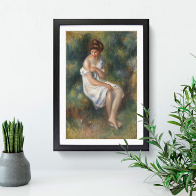The Bather by Pierre-Auguste Renoir - Picture Frame Painting