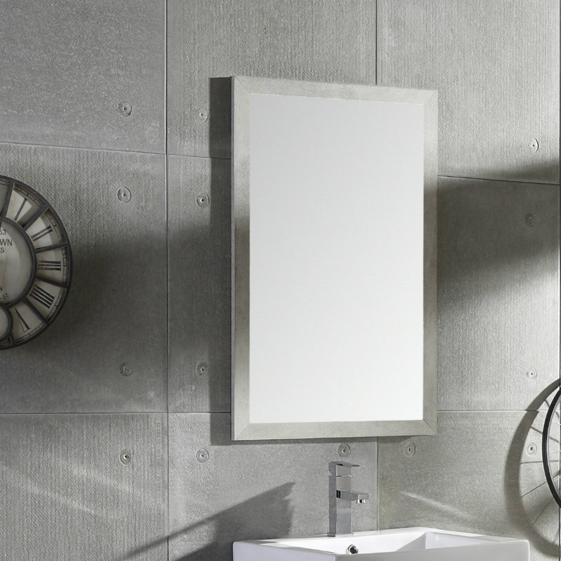 Miroir de salle de bain/meuble-lavabo Ayza, Gray Marble, H 33,2 po x l 17,75 po