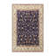Tapis beige/noir/rouge traditionnel Kalie-585384227