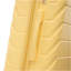 20 "/ 24" / 28 "3 pièces / ensemble en valise à roulettes en ABS, couleur assortie, avec serrure à combinaison (jaune)