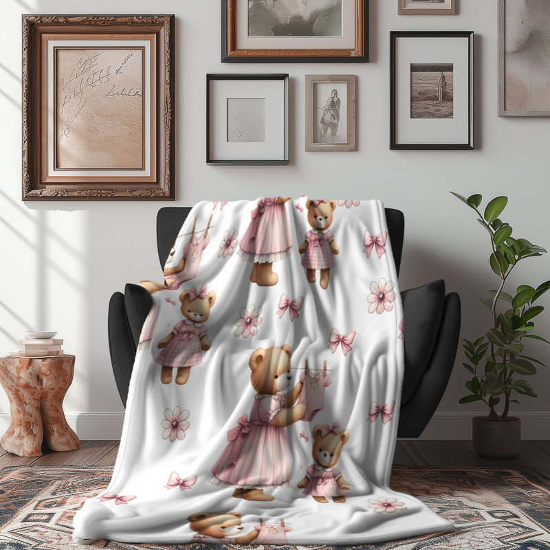 Lover Mom - 1 pièce Sherpa Premium, L 50 po x L 60 po