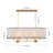 Mihaica 8-Light Dimmable Oval Linear Chandelier