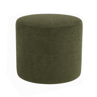 Crescendo 19" Wide Round Pouf Ottoman
