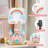 Castle Bedside Table Lamp for Kid,Pink Nursery Lamp for Girl Bedroom Nightstand Decor, Cute Desk Lamp for Study Room