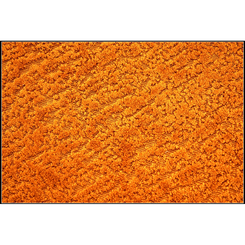 Causeuse moderne en chenille avec siège profond, méridienne courbée pour le salon et la chambre à coucher, comprend 1 oreiller