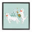 Cadre flottant Popping Dogs Champagne, design par Krissy Mast-73201961-73201962