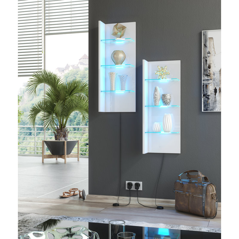 Clifton Display Cabinet, Blue