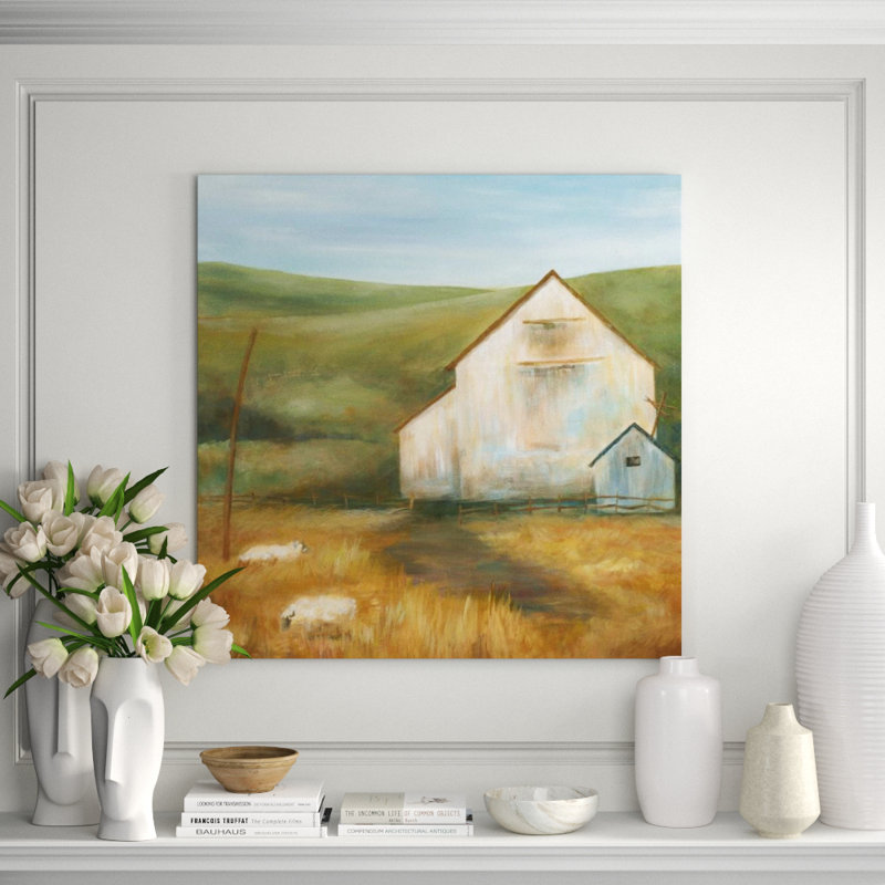 Sunny Autumn Painting by Janice Sadler, 40" H x 40" W x 1.5" D, Outdoor
