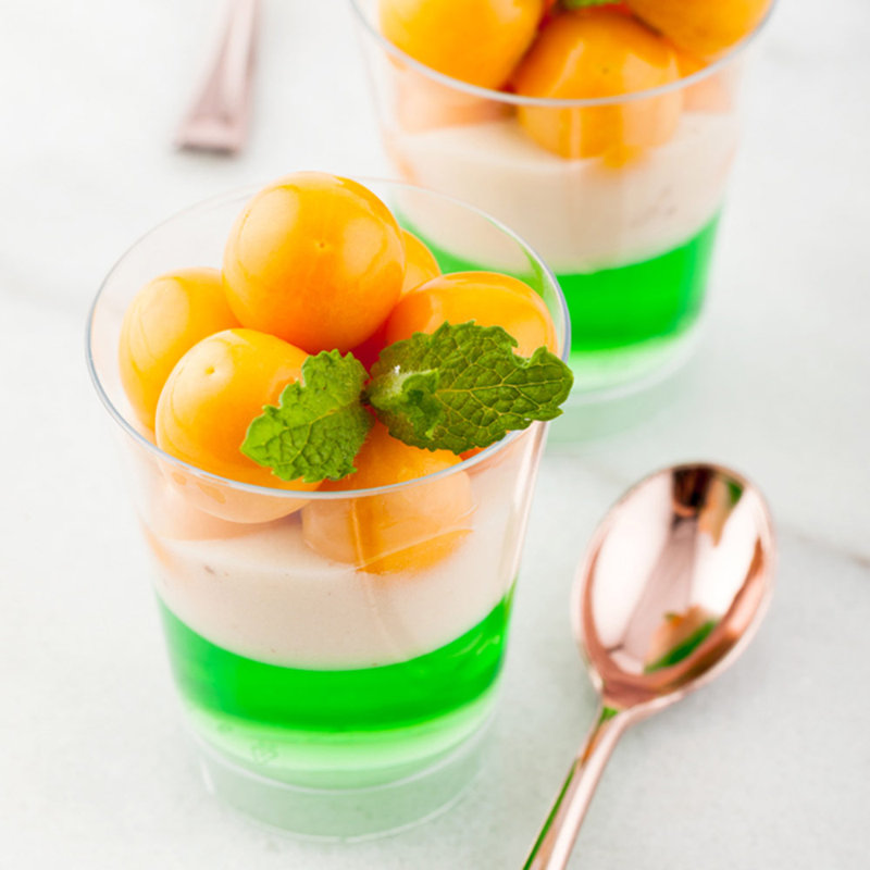 Restaurantware-3 Ounce Small Plastic Cups, 20 Disposable Dessert Cups - Mini, Durable, Clear Plastic Dessert Shooters, For Appetizers, Sweets, Or Samples