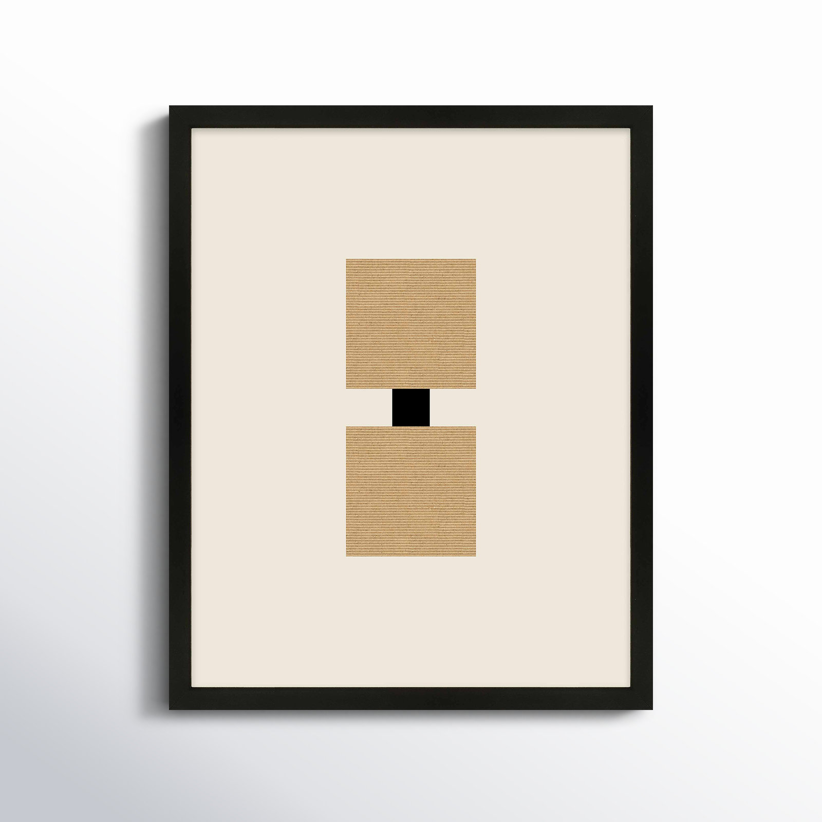 Column 2 by Eleni Psyllaki For Paradissi Digital Art, Black Framed, 20" H x 16" W  x 1.25" D