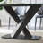 Metal Base Dining Table