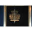 Lustre clair en laiton et poire en cristal Aladin-89872307-89872308-130692257