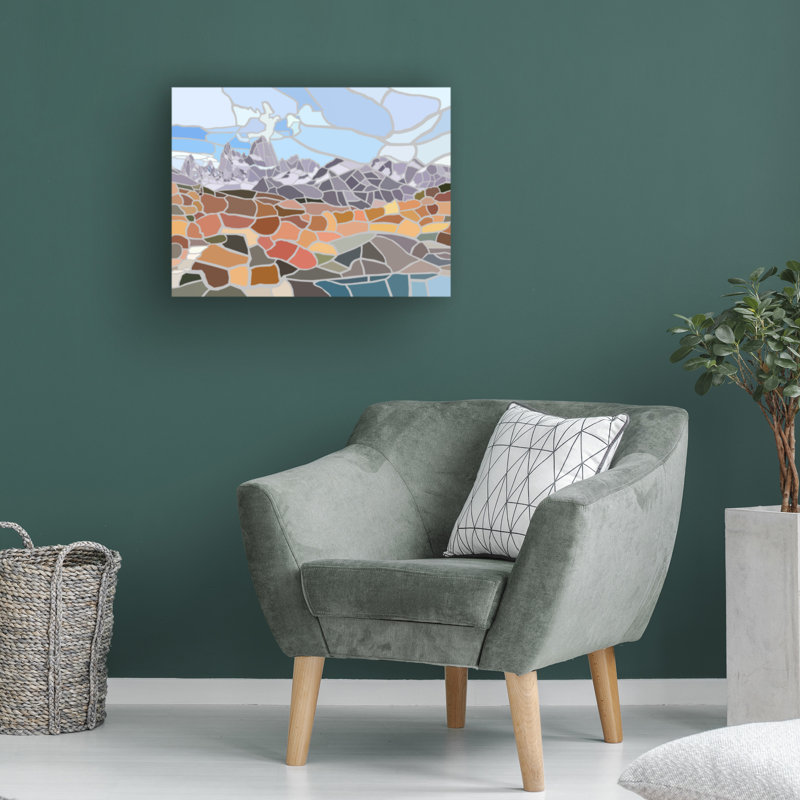 Œuvre sur toile, Jonathan Mandell, H 35 po x l 47 po