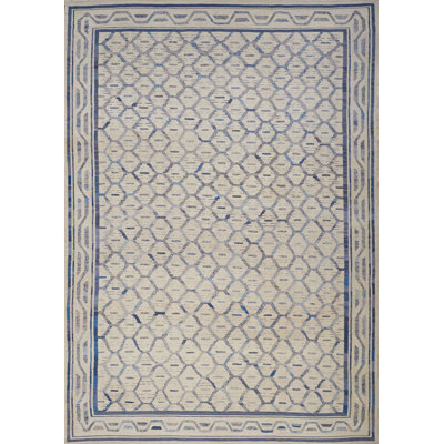 Oriental Area Rug in Blue/Beige