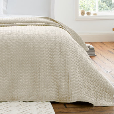 Attica Velvet Embroidered Bedspread