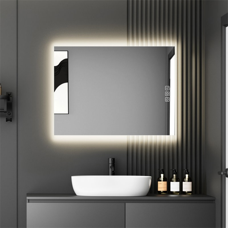 Miroir de salle de bain Led, 32 po x 24 po