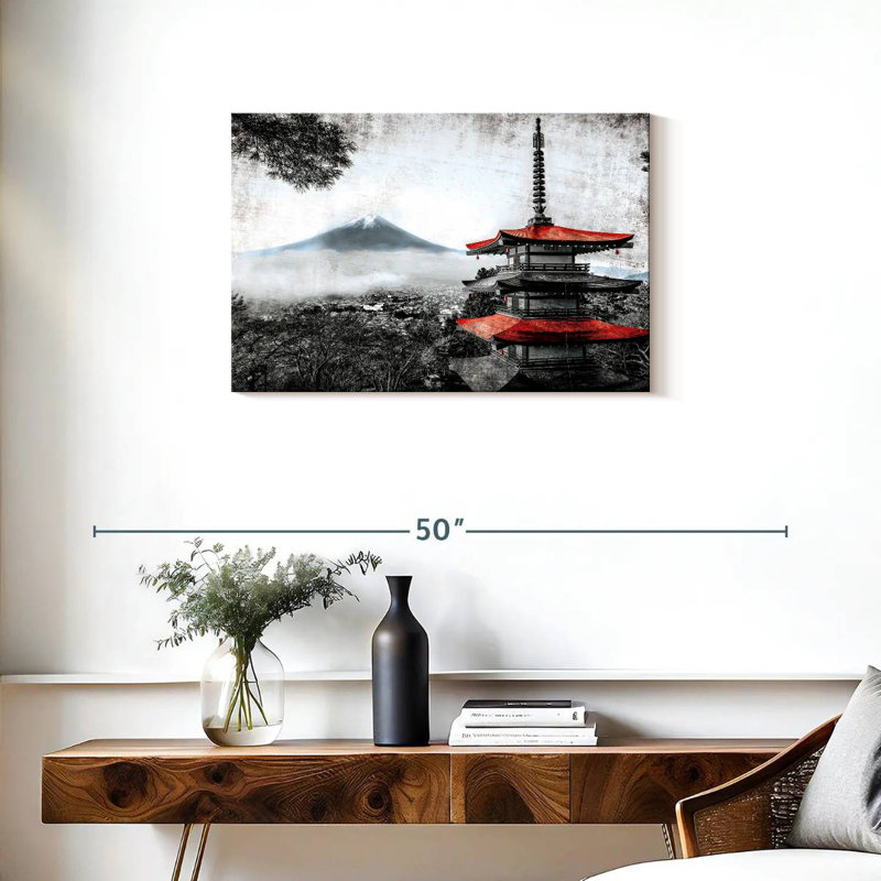 Adella Chureito Pagoda Pop, 20" H x 30" W