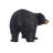 Black Bear Animals Weather Resistant UV Resistant Polyresin Garden Statue