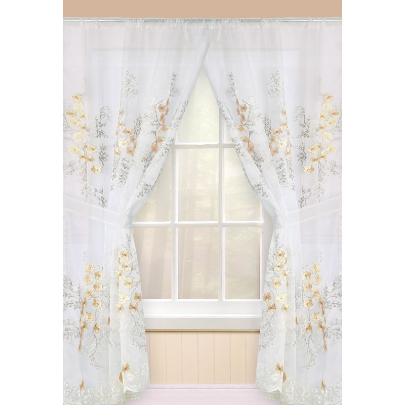 Celester Window Curtain, Beige