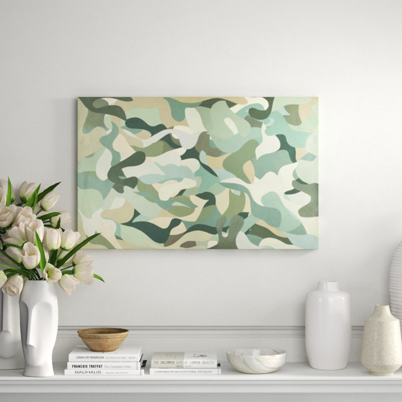 Fluid Forms I Print by Kyle Goderwis, Brush Gel, 36" H x 58" W