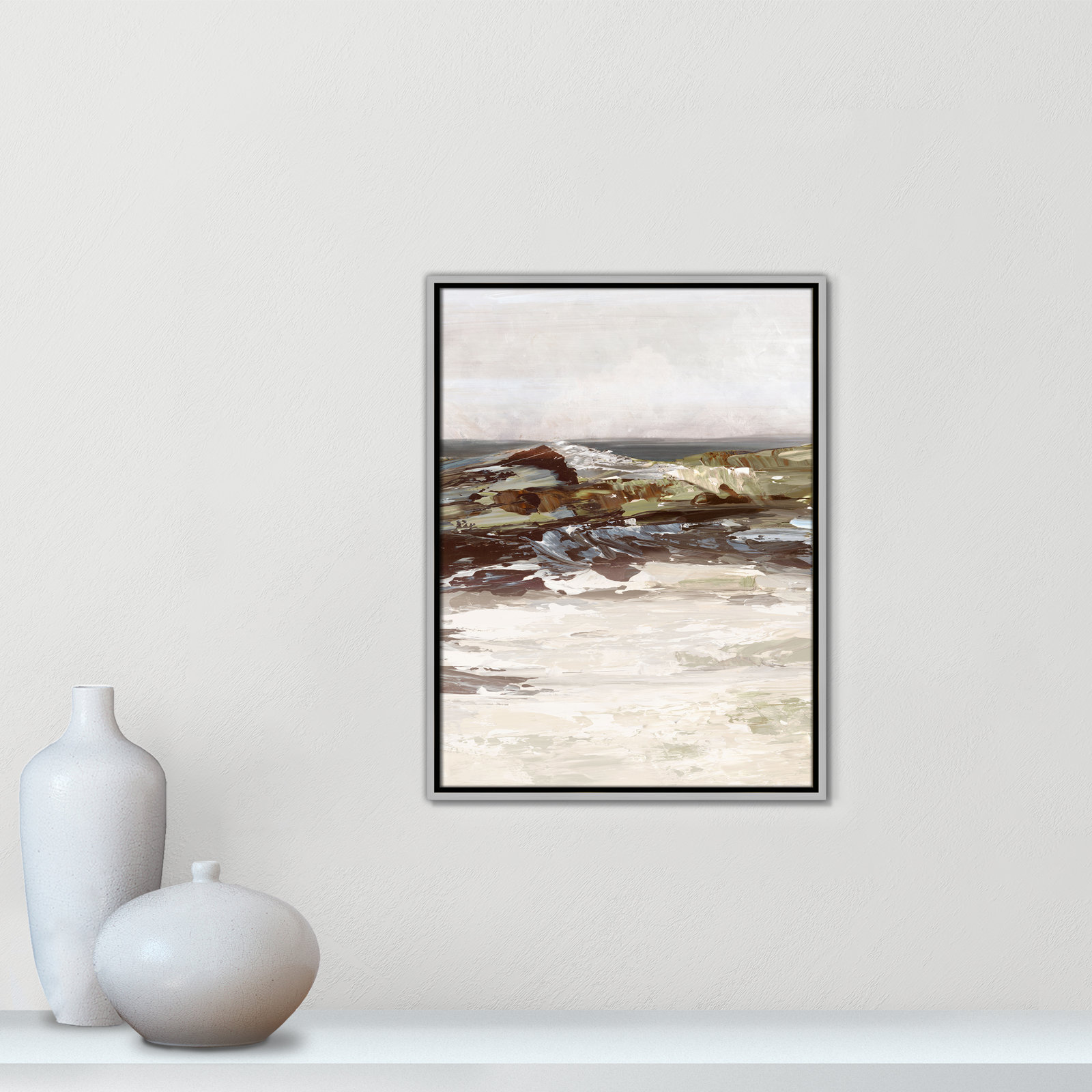 Conan "Stoney Peak" Print, 25.5" H x 19.5" W, Silver