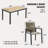 All Weather 7-Piece Patio Dining Table Sets