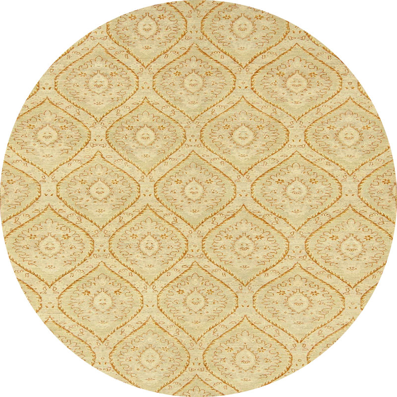 Tapis abstrait moderne 2705, Rond 6 pi
