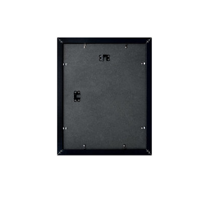 Set of 2 White 11×14 Picture Frames, MDF Wall Mount Frames with PS Glass & Acid-Free Mat – Horizontal/Vertical Display for Photos, Art, Certificates