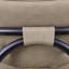 Tabouret de bar en cuir taupe Serava-129631237