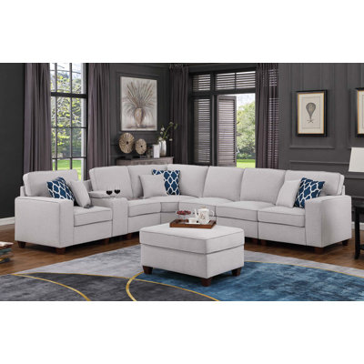 Sectional Sofa With Ottoman