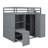 Full-Size Bed Incorporating A Built-In Wardrobe, Desk, And Shelving System-1771242649